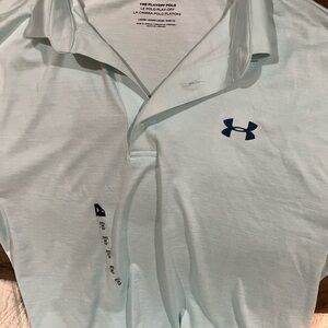 Under Armour Men's Light Blue Polo Shirt